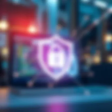 Illustration of secure data transmission