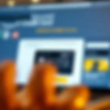 Visual representation of the Amazon Secured Credit Card application process