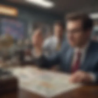 Psychological Influences on Market Behavior Visual representation of psychological factors affecting traders