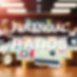 An illustration showcasing various financial ratios such as liquidity, profitability, and efficiency ratios.