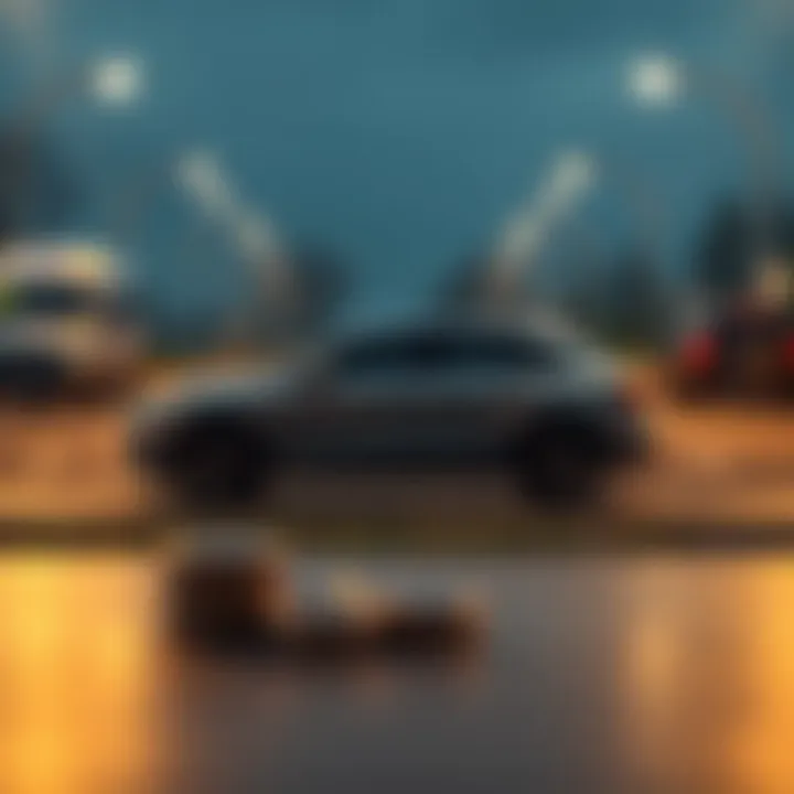 Diagram illustrating the workings of a car loan repayment calculator