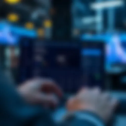 Exploring the Coinbase Pro Interface User interface of Coinbase Pro showcasing cryptocurrency conversion feature