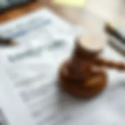 Legal documentation for lien filing