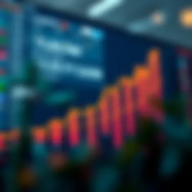 Graph illustrating the rising trends in IT stock investments