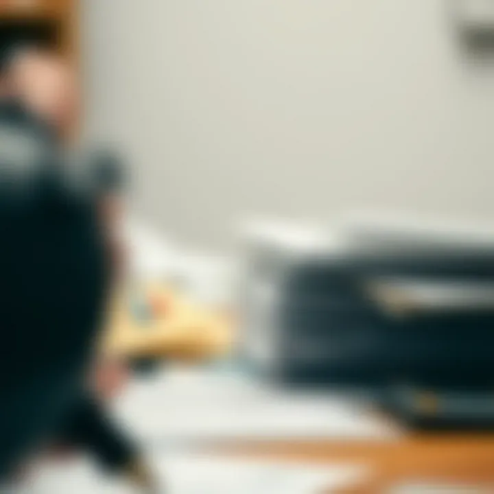 Tax documents organized for filing