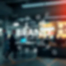 Conceptual illustration of brand identity elements