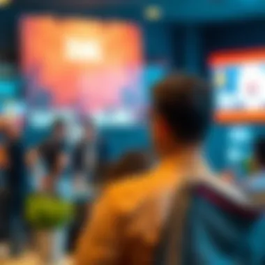 Visual representation of customer engagement in branding