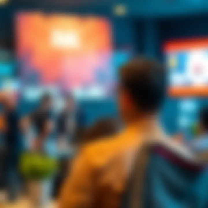 Visual representation of customer engagement in branding