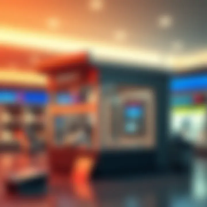 A digital representation of alternative banking options