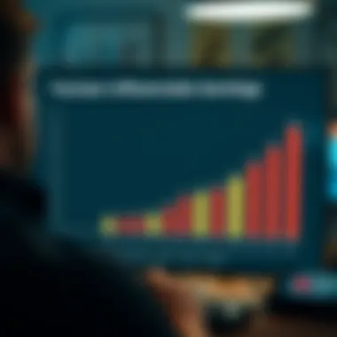 Graph showcasing factors that influence earnings on YouTube