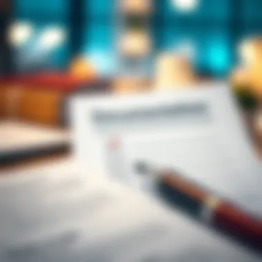 Visual of a checklist showcasing required documentation for account opening