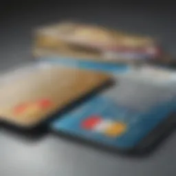 Credit card comparison showcasing various features