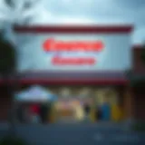Costco store exterior showcasing its brand identity