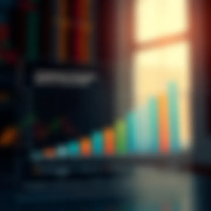 Graph illustrating investment strategies and their outcomes