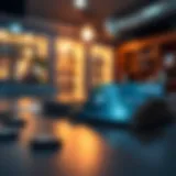 Visual representation of financial planning with credit cards