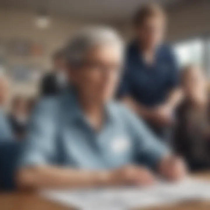 Support services assisting seniors in their career journey