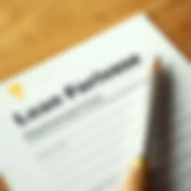 A close-up of a loan forgiveness application form