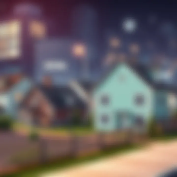 Supply and Demand Dynamics in Housing Market Illustration of the interplay between supply and demand in the housing market