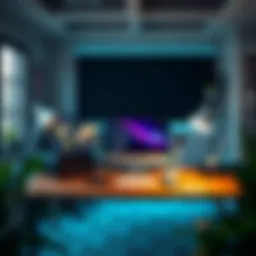 Creative workspace setup