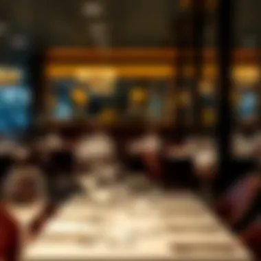 Fine Dining Experience A stylish restaurant environment representing fine dining