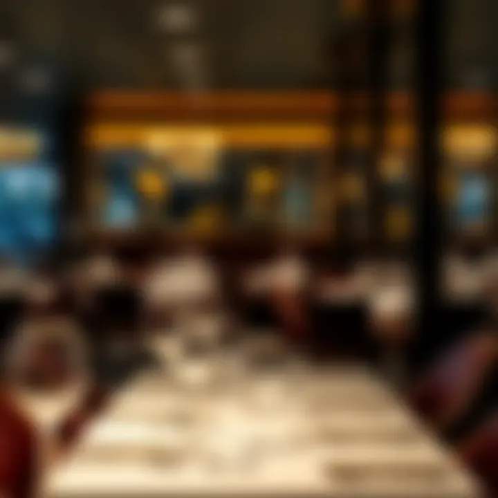 Fine Dining Experience A stylish restaurant environment representing fine dining