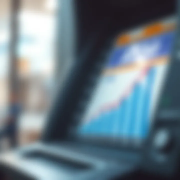 Graph depicting the impact of ATM fees on savings