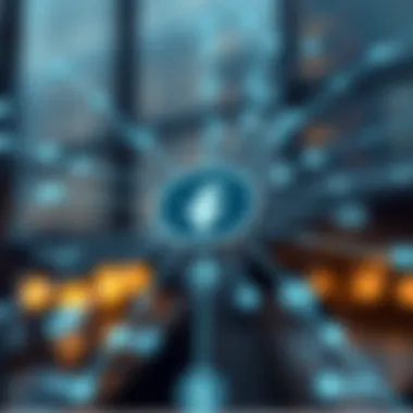 An intricate network diagram showcasing the connections between different online transfer platforms.