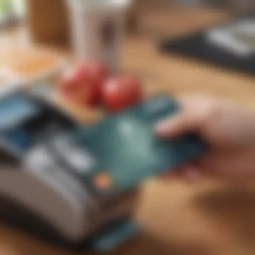 Apple Pay interface showcasing cash back feature