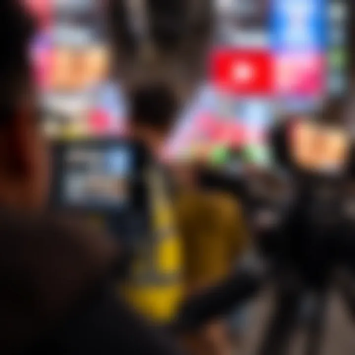 Visualization of YouTube monetization strategies