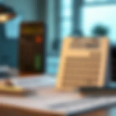 Illustration of essential calculations for tax preparation