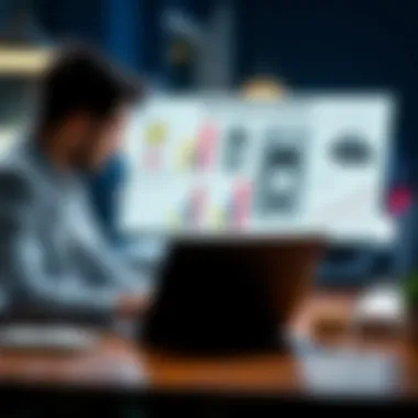 Comparing Insurance Quotes A person comparing different car insurance quotes on a laptop