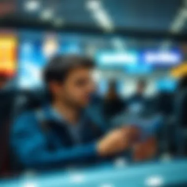 A thoughtful traveler reviewing air miles card options