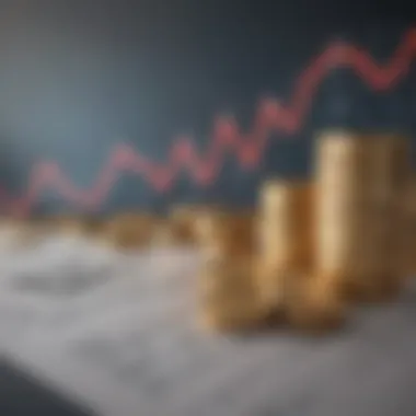 Rising Inflation Trends Graph illustrating rising inflation trends