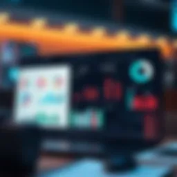 Overview of personal finance software dashboard