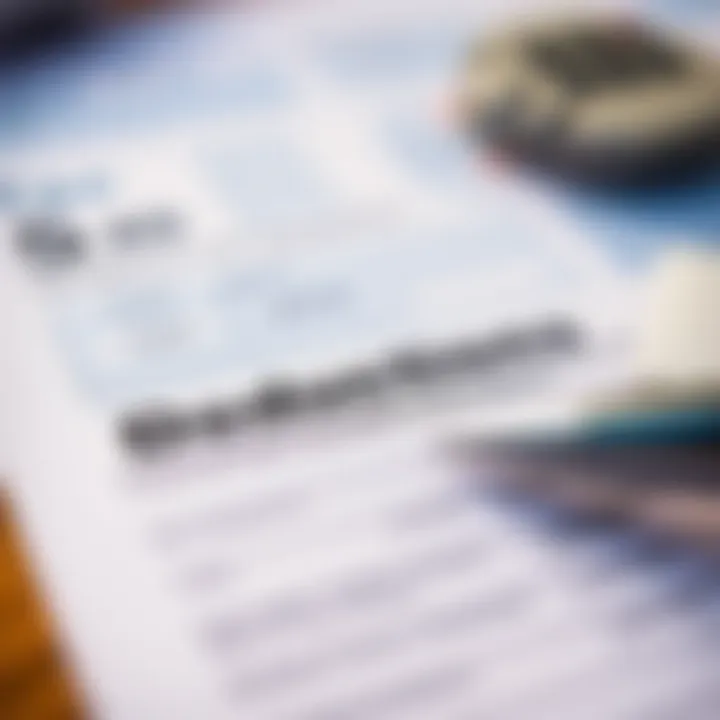 A close-up of a tax return form highlighting potential deductions for homeowners