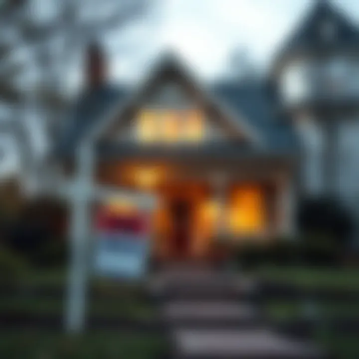 A cozy home with a 'For Sale' sign emphasizing the benefits of homeownership