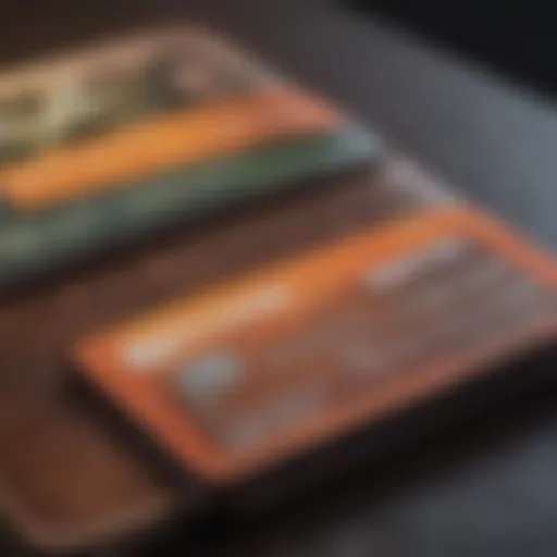 A sleek Discover Card in a wallet