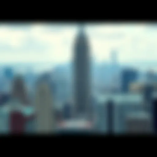 Luxury Condominiums in NYC Skyline Skyline view of luxury condominiums in NYC