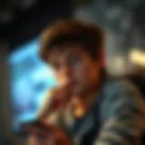 Teenager contemplating credit options