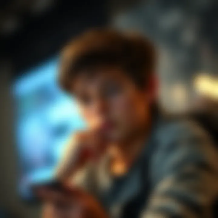 Teenager contemplating credit options