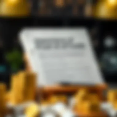 Illustration of proof of funds documentation