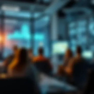 Virtual learning environment for online master's programs