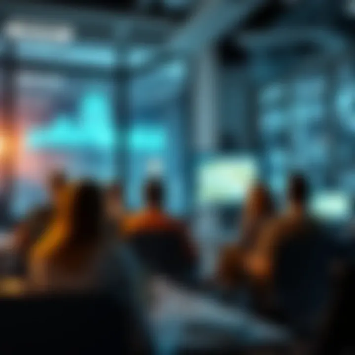 Virtual learning environment for online master's programs