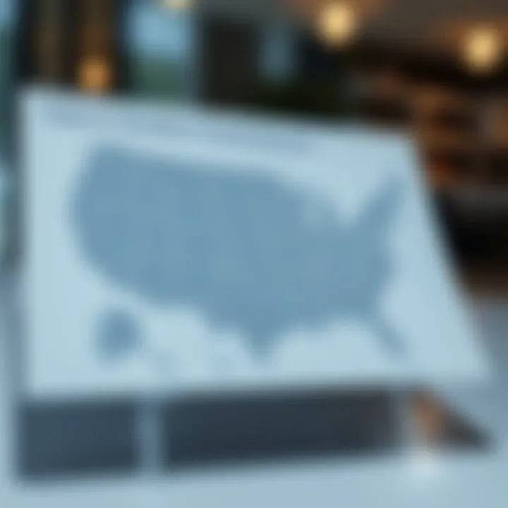 Regional Variations in Realtor Commissions A map showcasing regional variations in realtor commissions across the country