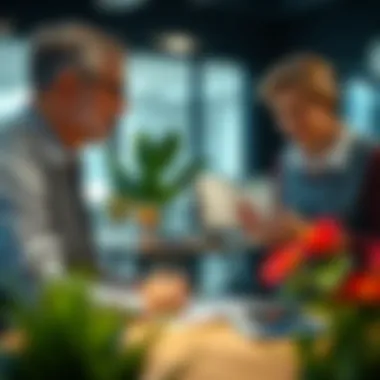 Consultation on Mortgage Options A financial advisor discussing options with clients