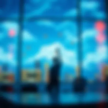 Understanding Scalability in Cloud Computing Scalability illustration showcasing cloud services flexibility