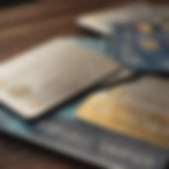 Visual comparison of secured and traditional credit cards