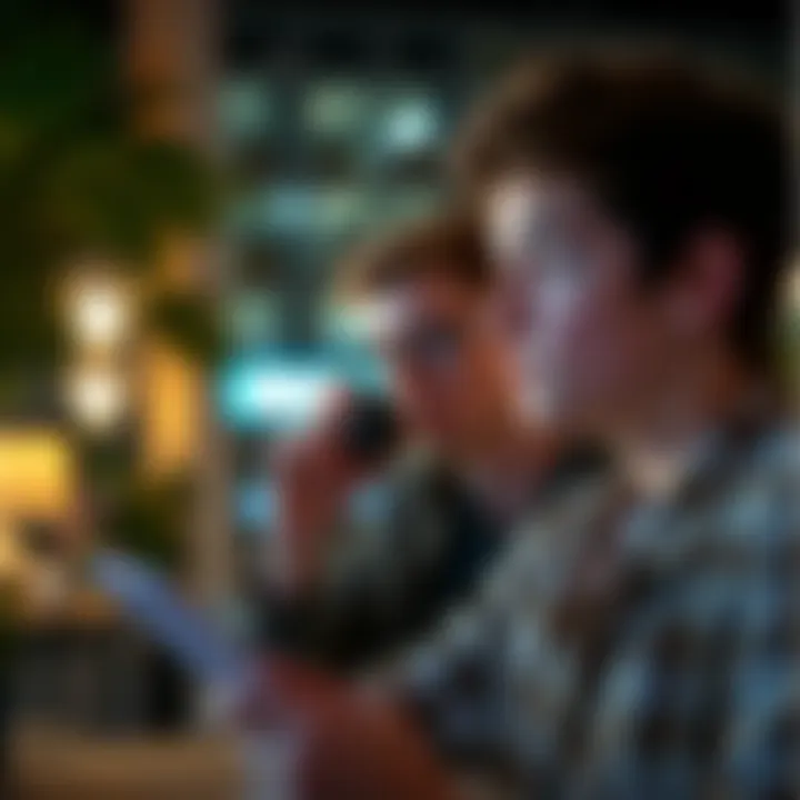 Young individual exploring credit options