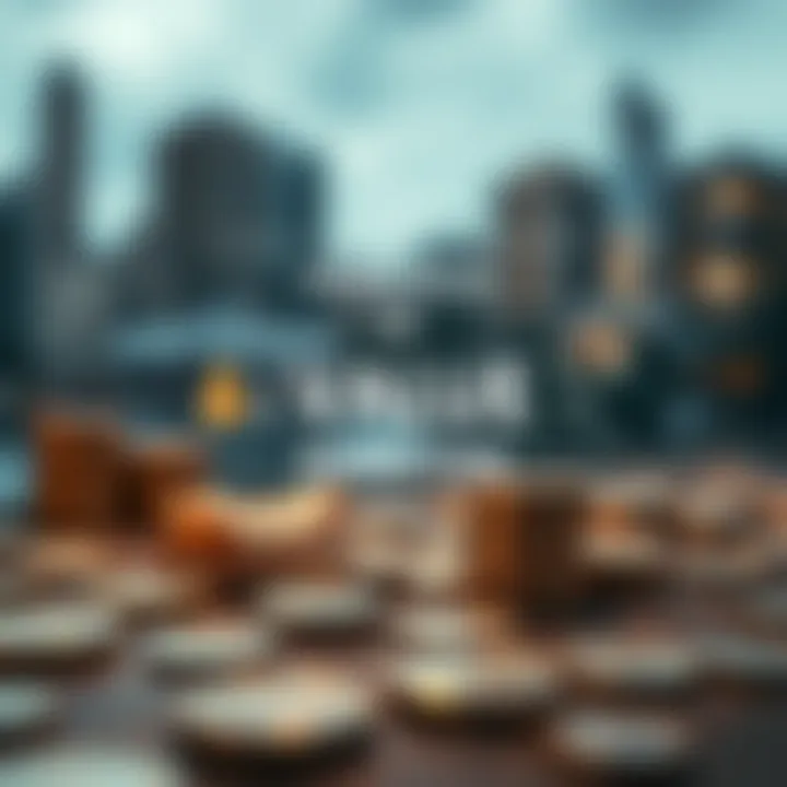 A conceptual diagram illustrating value investing principles.