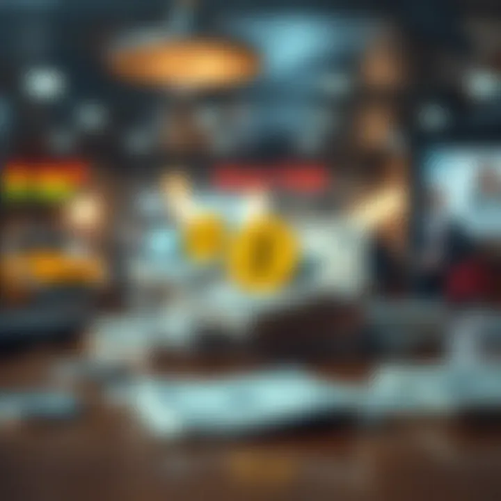 Concept of financial consolidation depicted visually